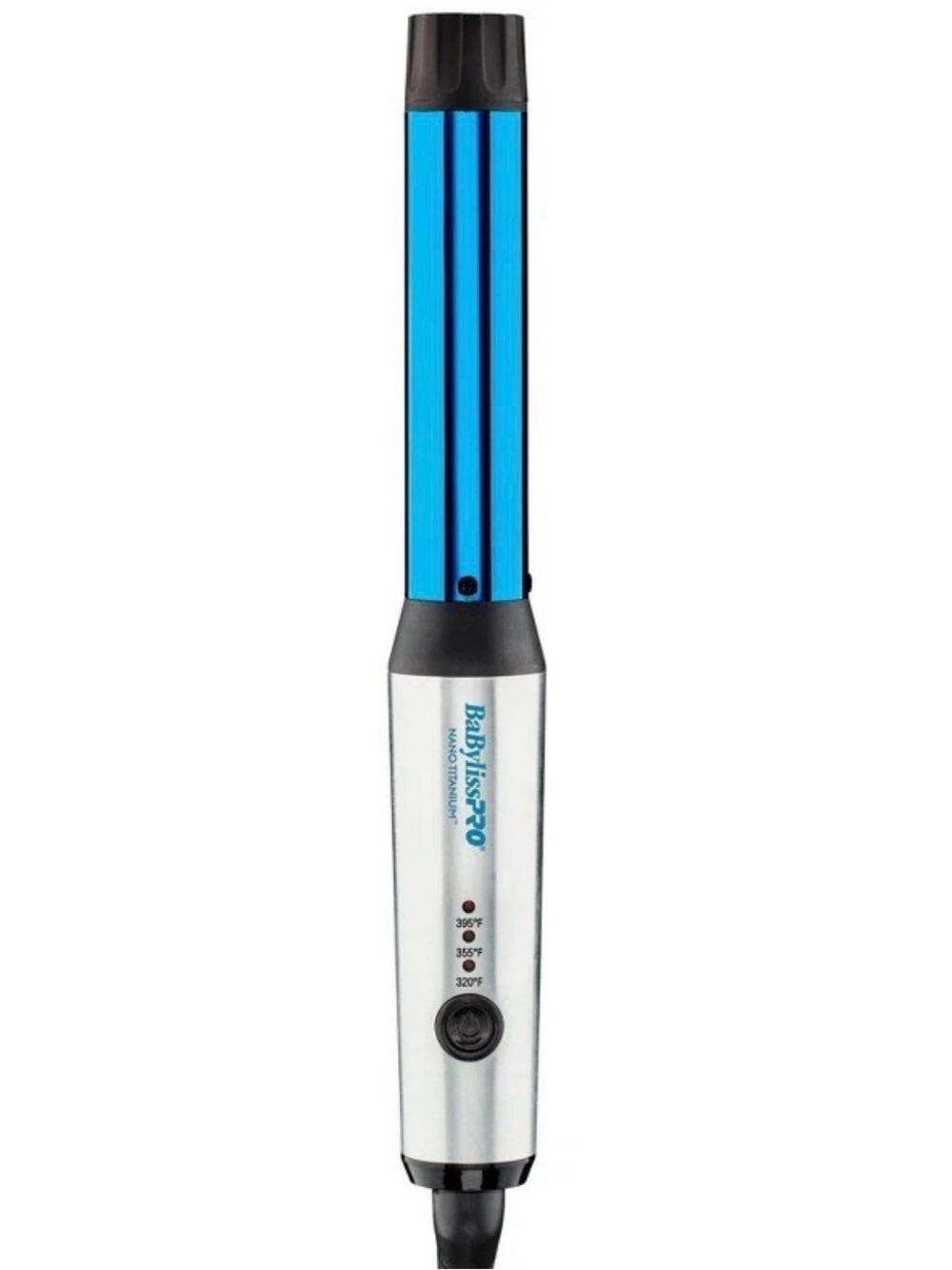 Nano Titanium Compact Curling Wand - Blue - 1"